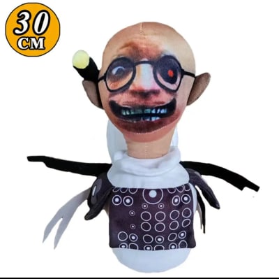 Peluche Skibidi Toilet Científico Mejorado Felpa 30 Cm