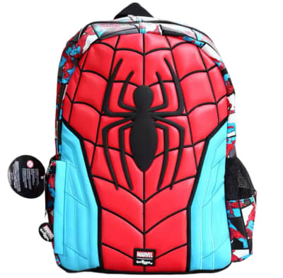 Mochila Escolar Diseño Spider Man + Gorro Calidad1
