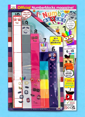 Bloques Number Block 6 A 10 Producto Oficial Uk + Revista