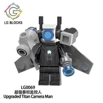 Bloque Construcción Titán Camera Man Mejorado Skibdi Toilet