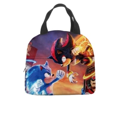 Lonchera Escolar Diseño Sonic Shadow De Sonic 3 Calidad
