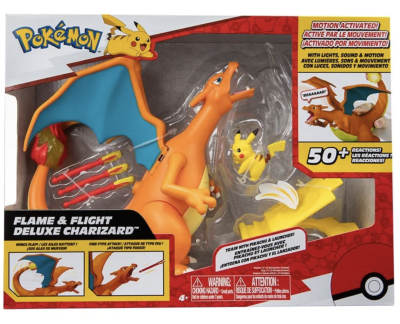 Pokemon de Charizard Deluxe con Pikachu Luz Y sonido Interactiva