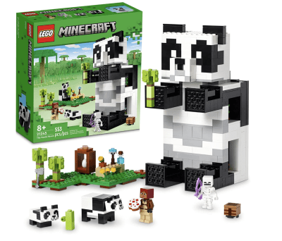 Lego Minecraft 21245 El Refugio Panda 553 piezas6