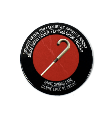 Código White Sword Cane Roblox Series 1