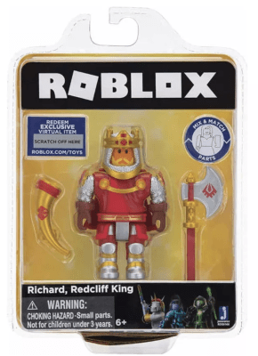 Figura Roblox Celebrity Richard King + Artículo Virtual1