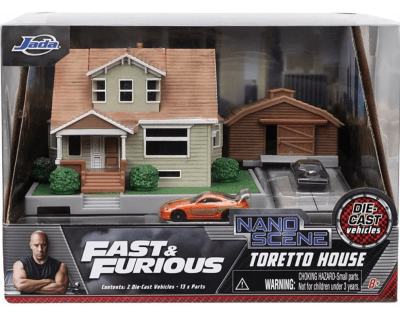 Casa De Dom Toretto Autos Coleccionables Original Diorama1