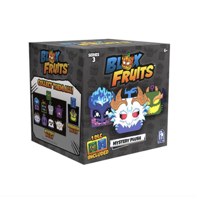 Caja Blox Fruits Serie 3 Con Peluche 10cm + Codigo Dlc Azar