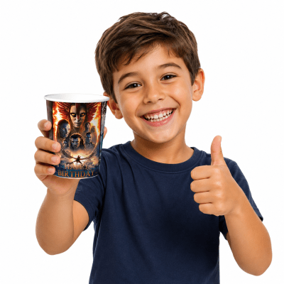 Pack 10 Vasos Desechables Cumpleaños Avatar Decoración