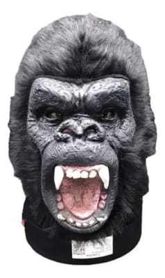 Máscara King Kong Cosplay Halloween Látex Realista 33cm Fans