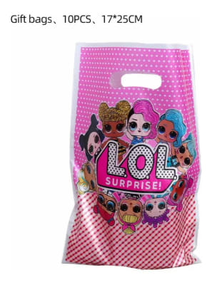 Pack 10 Bolsitas De Dulces L.o.l Surprise! Cumpleaños1