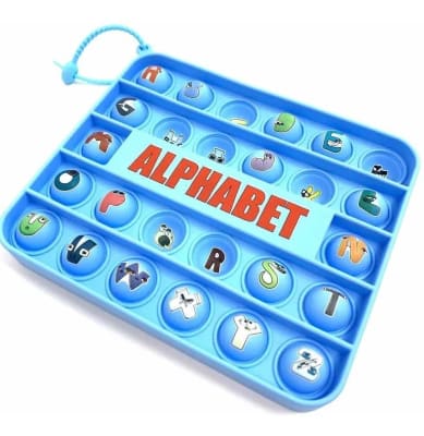 Pop It Push Pop Alfabeto Lore Anti Estres Niños Educación