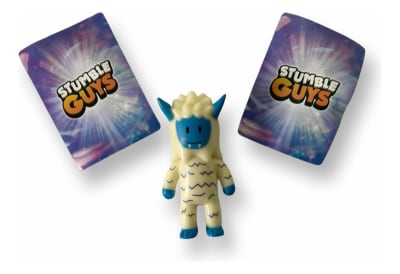 Figura 10cm Frost Yeti Stumble Guys + 2 Tarjetas Al Azar