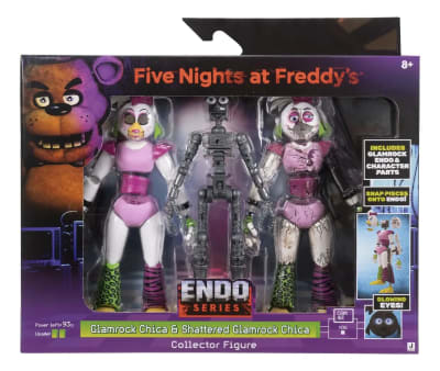Figura Endo-02 Fnaf Glamrock Chica 3 En 1 Jazwares1
