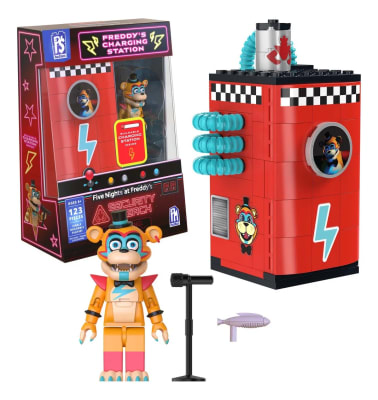 Playset Freddy Charging Station 123 Piezas Fnaf Oficial