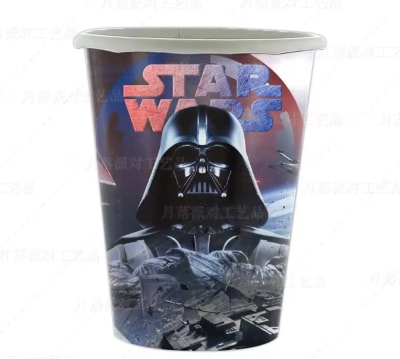 Pack 10 Vasos Darth Vader Star Wars Desechables Cumpleaños