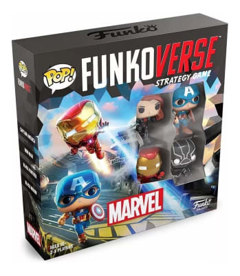 Funkoverse: Marvel 100 Paquete De 4 Personajes Avengers