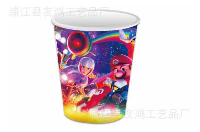 Pack 10 Vasos Cumpleaños Super Mario Bros Movie1