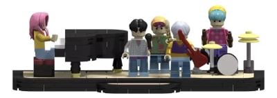 Set Bloques Armables Saja Boys Kpop Escenario Musical 246pcs