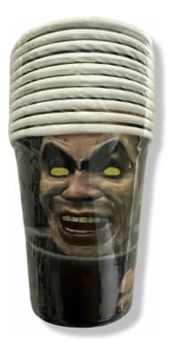 Pack 10 Vasos Cumpleaños Decoración Skibidi Toilet