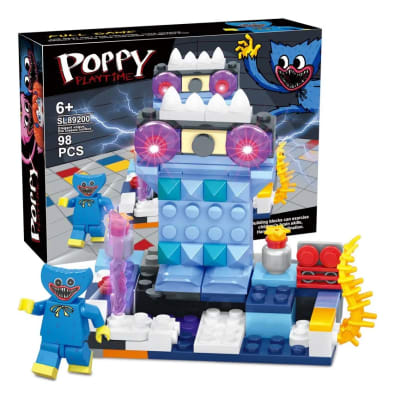 Set Bloques Armar Poppy Playtime Player Huggy Kissy 372 Pcs