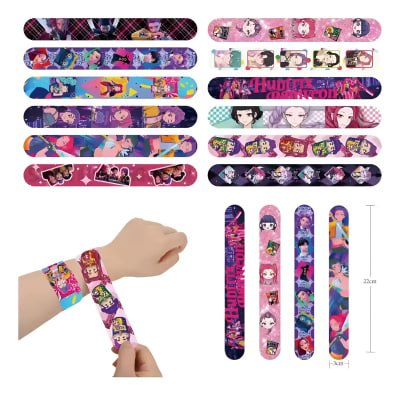 Pulseras Enroscables Guerreras Kpop Pack 12 Fiestas Genérico