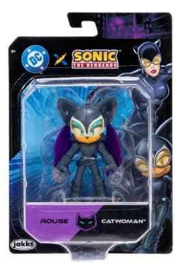 Sonic Dc Comics Rouge Catwoman Figura Articulada 6 Cm