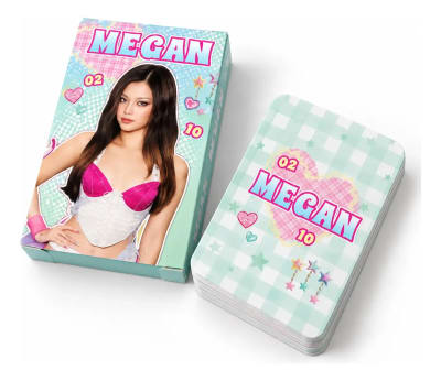 Lomo Cards Megan Katseye 60 Photocards + 32 Stickers