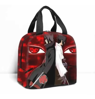 Lonchera Escolar Diseño Itachi Sasuke De Serie Naruto