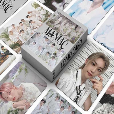 Set 55 Photocards Lomo Card Stray Kids Maniac 2nd World Tour