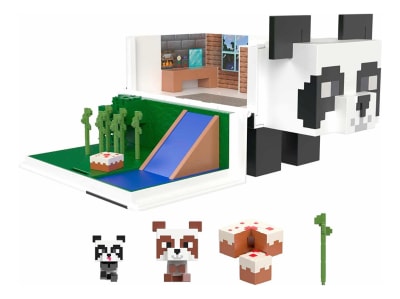 Playset Minecraft - Panda Y Mini Figura Mattel Regalo Niños1