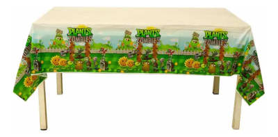 Mantel Cumpleaños Decoración Mesa Plantas Vs Zombie