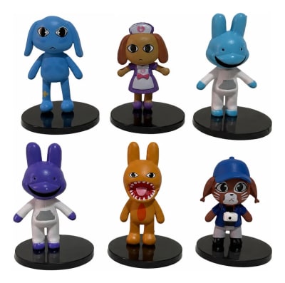 Set 6 Figuras Animal Hospital Anomaly Roblox Pvc 8cm Ratthew