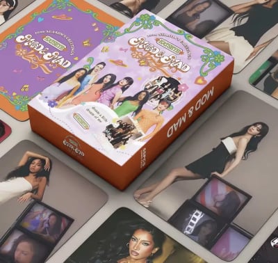 Set 55 Lomo Cards Katseye Mod And Mad Kpop Seasons Gretting1