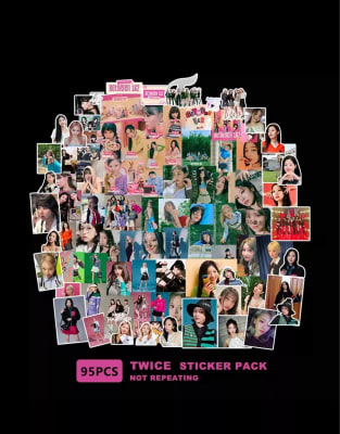 Pack 95 Sticker Twice Between 1&2 K-pop 2-4cm