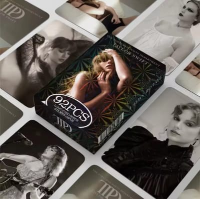 Set 60 Lomo Cards 32 Stickers Taylor Swift The Tortured Poet1