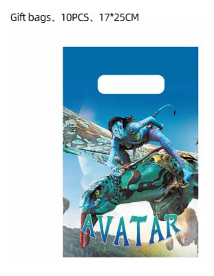 Pack 10 Bolsas Dulces Cumpleaños Avatar Niños1