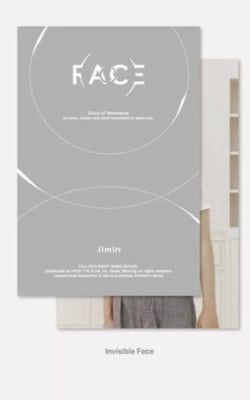 Album Jimin Bts Face (ver. Invisible Face) +2 Photocard Pob2