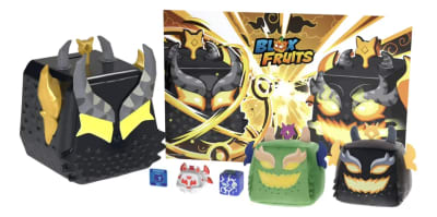 Playset Blox Fruits Ember Dragon Case Figuras Peluche Poster