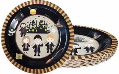 Platos Decoración Cumpleaños Harry Potter1
