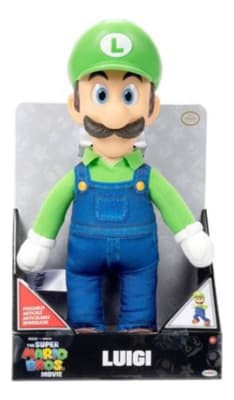 Peluche Luigui Súper Mario Movie Película Original 38 Cm