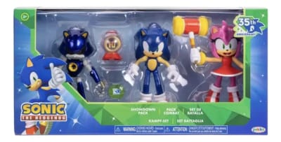 Set Figura Sonic The Hedgehog Metal Sonic 35 Aniversario Amy