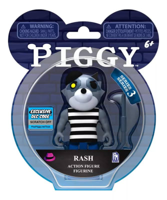 Figura Rash Serie 3 Piggy + Código Dlc 9 Cm