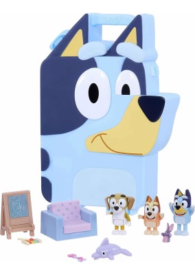 Playset Estuche Bluey 27x19 Con Figuras Y Accesorios
