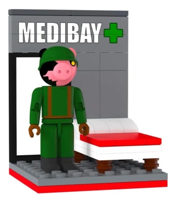 Piggy Set De Construcción Soldado 48 Pcs + Código Dlc Oficia