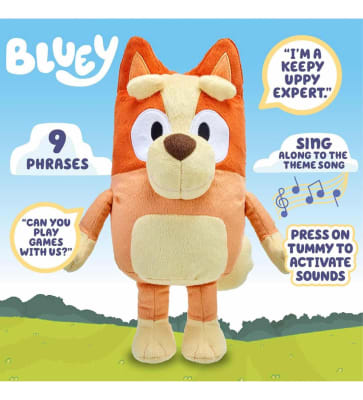 Peluche Bingo Talking De 12 Pulgadas, Interactivo De Bluey