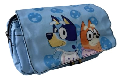 Estuche Escolar Diseño Bluey Bingo 3 Compartimientos
