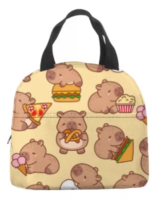Lonchera Diseño Completo Capibara Eggs Food 20x25x15cm