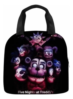 Lonchera Escolar Fnaf Diseño Five Night At Freddy Help Wante