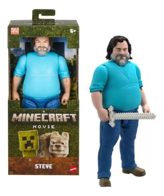 Figura Steve Minecraft Pelicula Movie 30.5 Cm Original Matt