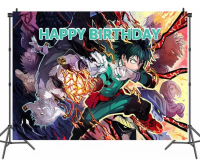 Tela De Fondo Cumpleaños My Hero Academia Decoración1